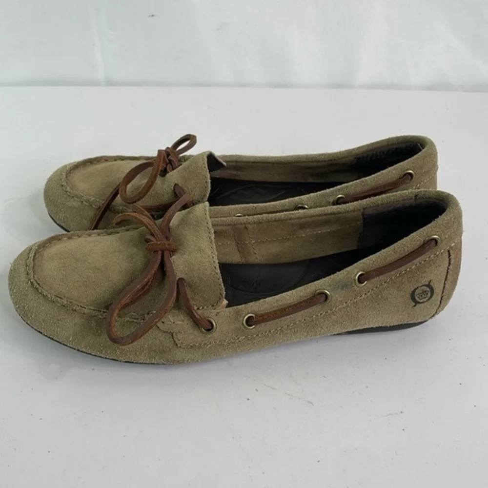 Born tan suede loafer moccasin B68955 CQH13: